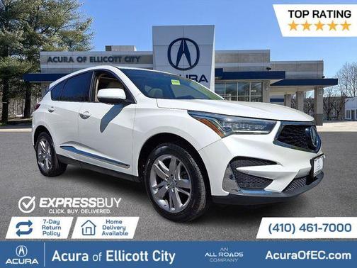 Platinum White 2020 Acura RDX Advance Package