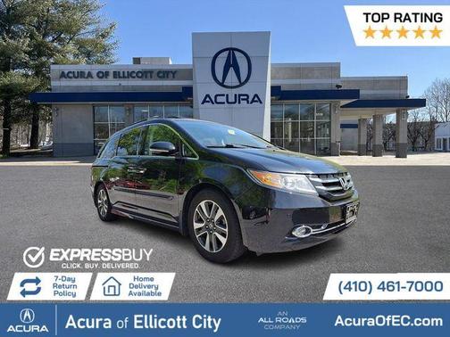 Crystal Black Pearl 2015 Honda Odyssey Touring