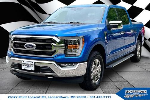 VELOCITY BLUE 2021 Ford F-150 XLT