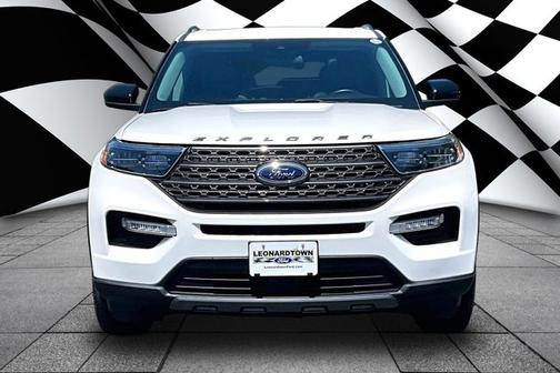 STAR WHITE MET TRI-COAT 2022 Ford Explorer XLT