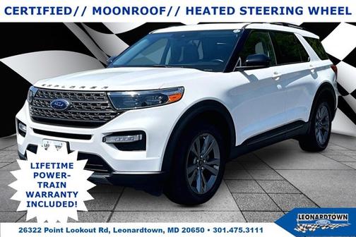 STAR WHITE MET TRI-COAT 2022 Ford Explorer XLT