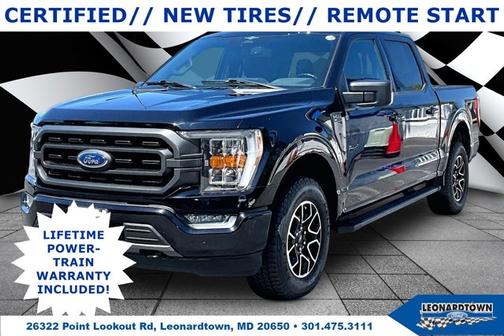 AGATE BLACK METALLIC 2023 Ford F-150 XLT