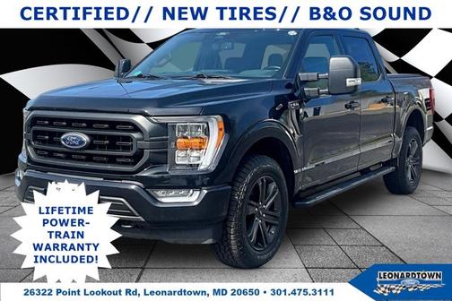 AGATE BLACK METALLIC 2022 Ford F-150 XLT