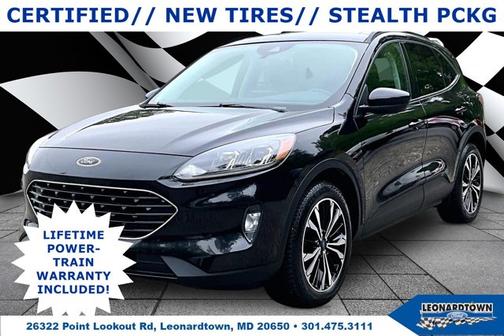 AGATE BLACK METALLIC 2022 Ford Escape SEL