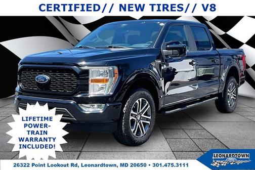 AGATE BLACK METALLIC 2022 Ford F-150 XL