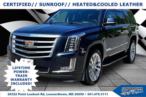 Dark Adriatic Blue Metallic 2020 Cadillac Escalade LUXURY