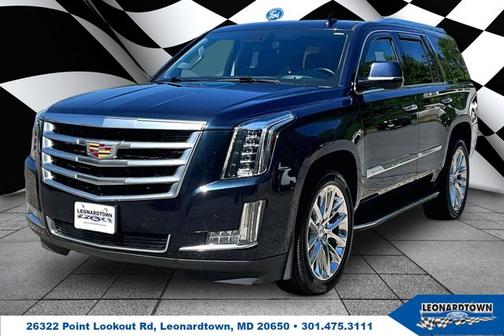 Dark Adriatic Blue Metallic 2020 Cadillac Escalade LUXURY