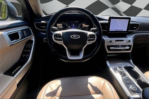 STAR WHITE MET TRI-COAT 2022 Ford Explorer XLT