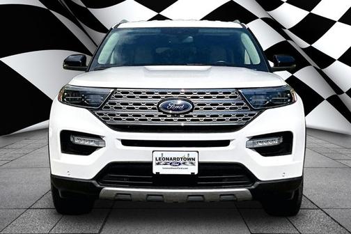 STAR WHITE MET TRI-COAT 2020 Ford Explorer LIMITED