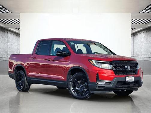 Radiant Red Metallic II 2025 Honda Ridgeline BLACK EDITION