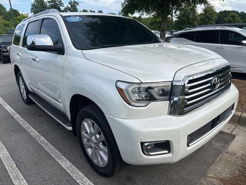 Blizzard Pearl 2020 Toyota Sequoia Platinum