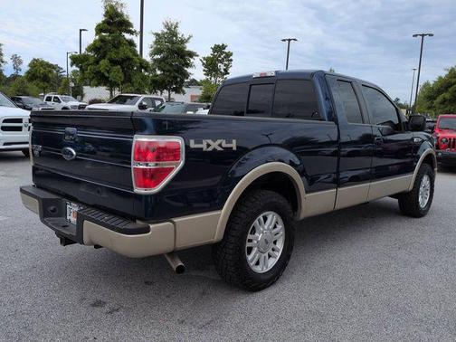 Dark Blue Pearl Clearcoat Metallic 2009 Ford F-150 Lariat SuperCab