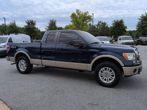 Dark Blue Pearl Clearcoat Metallic 2009 Ford F-150 Lariat SuperCab