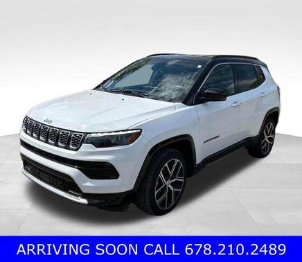 Bright White Clearcoat 2024 Jeep Compass Limited