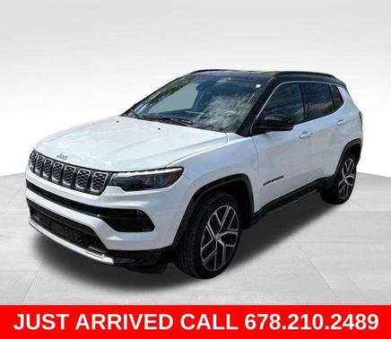 Bright White Clearcoat 2024 Jeep Compass Limited