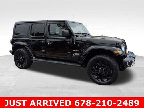 Black Clearcoat 2023 Jeep Wrangler 4xe Sahara