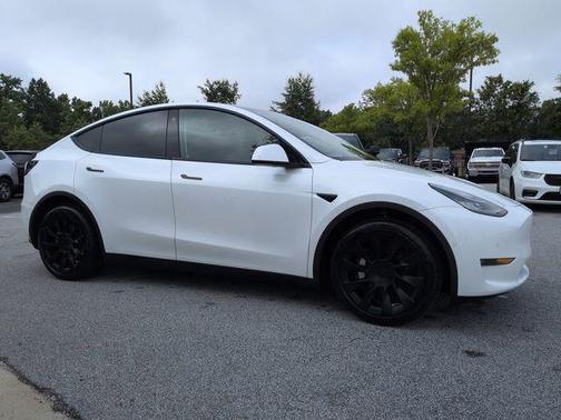 Pearl White Multi-Coat 2021 Tesla Model Y Long Range Dual Motor All-Wheel Drive