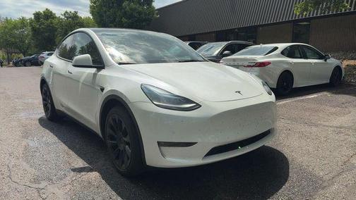 Pearl White Multi-Coat 2021 Tesla Model Y Long Range Dual Motor All-Wheel Drive