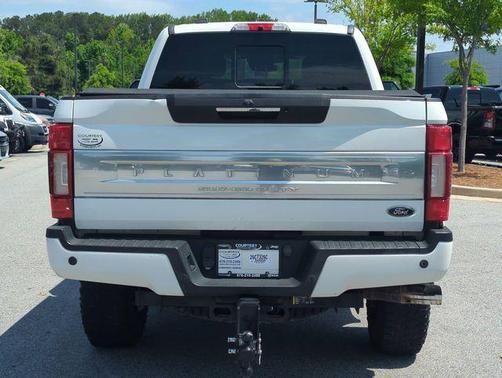 White Metallic 2020 Ford F-250 Platinum