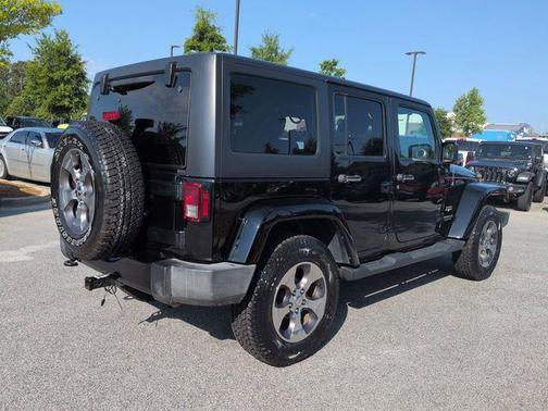 Black Clearcoat 2017 Jeep Wrangler Unlimited Sahara