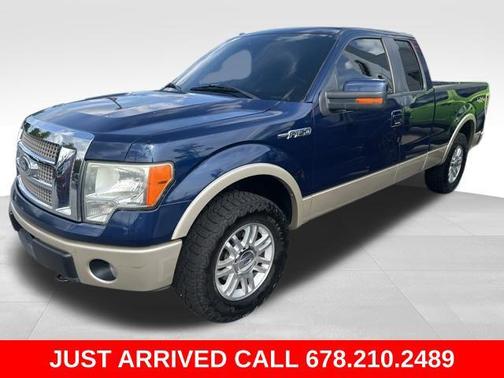 Dark Blue Pearl Clearcoat Metallic 2009 Ford F-150 Lariat SuperCab