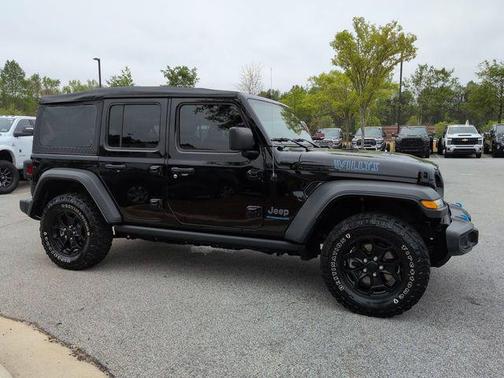 Black Clearcoat 2023 Jeep Wrangler 4xe Willys