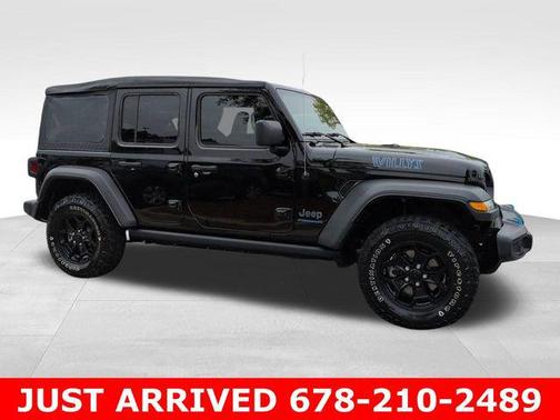Black Clearcoat 2023 Jeep Wrangler 4xe Willys
