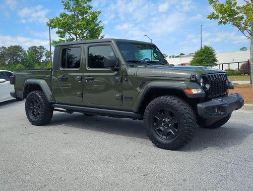 Sarge Green Clearcoat 2021 Jeep Gladiator Willys 4x4