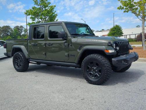 Sarge Green Clearcoat 2021 Jeep Gladiator Willys 4x4