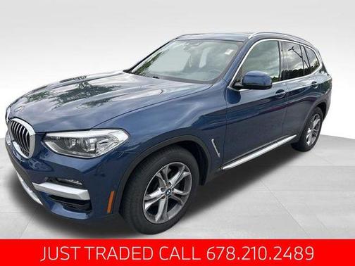 Phytonic Blue Metallic 2021 BMW X3 sDrive30i