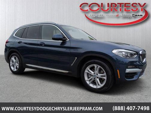 Phytonic Blue Metallic 2021 BMW X3 sDrive30i