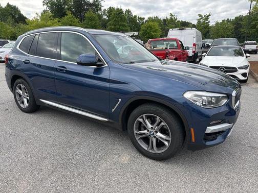 Phytonic Blue Metallic 2021 BMW X3 sDrive30i
