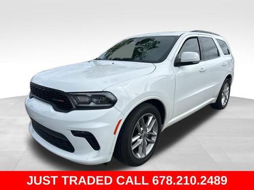 White Knuckle Clearcoat 2021 Dodge Durango GT Plus