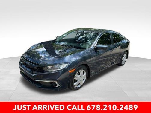 Gray 2021 Honda Civic LX