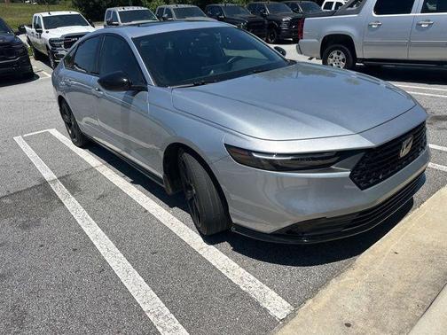 Solar Silver Metallic 2025 Honda Accord Hybrid Sport-L