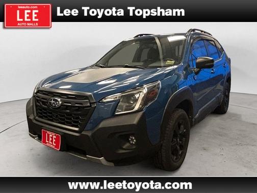Geyser Blue 2022 Subaru Forester Wilderness