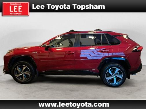 Red 2023 Toyota RAV4 Prime SE