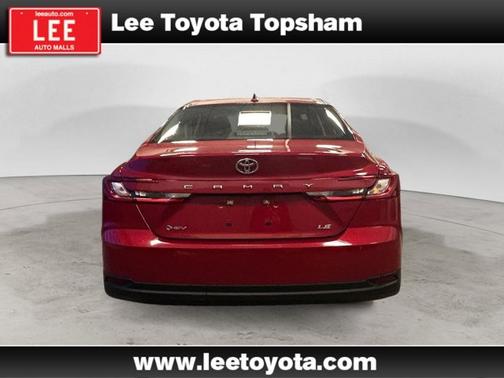 Red 2025 Toyota Camry LE