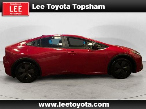 Red 2023 Toyota Prius Prime SE