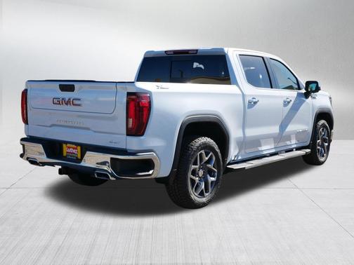 Glacier White Tricoat 2026 GMC Sierra 1500 SLT