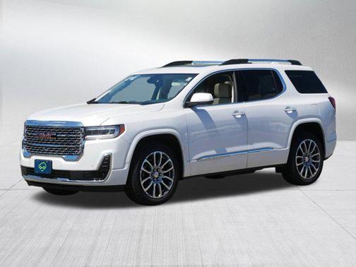 White Frost Tricoat 2023 GMC Acadia Denali