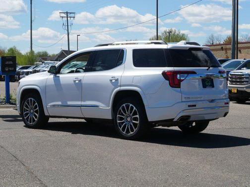 White Frost Tricoat 2023 GMC Acadia Denali