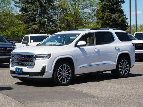 White Frost Tricoat 2023 GMC Acadia Denali