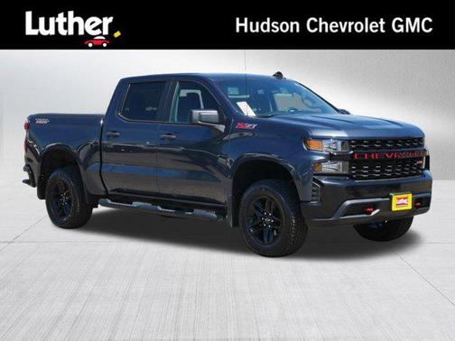 Shadow Gray Metallic 2021 Chevrolet Silverado 1500 Custom Trail Boss