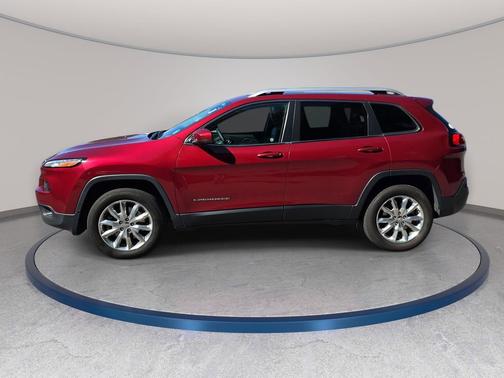 Deep Cherry Red Crystal Pearlcoat 2015 Jeep Cherokee Limited