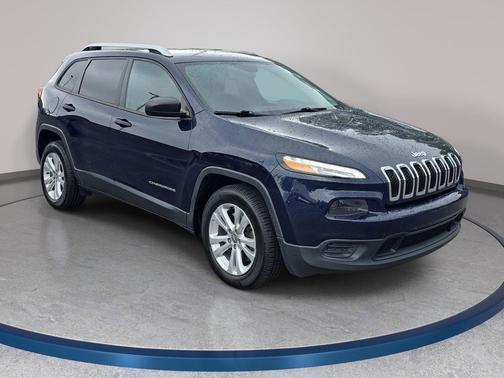 True Blue Pearlcoat 2015 Jeep Cherokee Sport