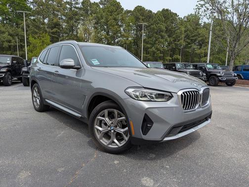 Skyscraper Grey Metallic 2024 BMW X3 sDrive30i