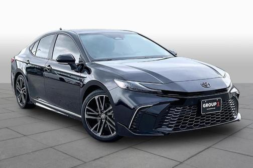 Midnight Black Metallic 2025 Toyota Camry XSE