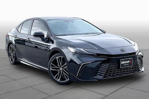 Midnight Black Metallic 2025 Toyota Camry XSE