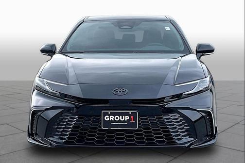 Midnight Black Metallic 2025 Toyota Camry XSE